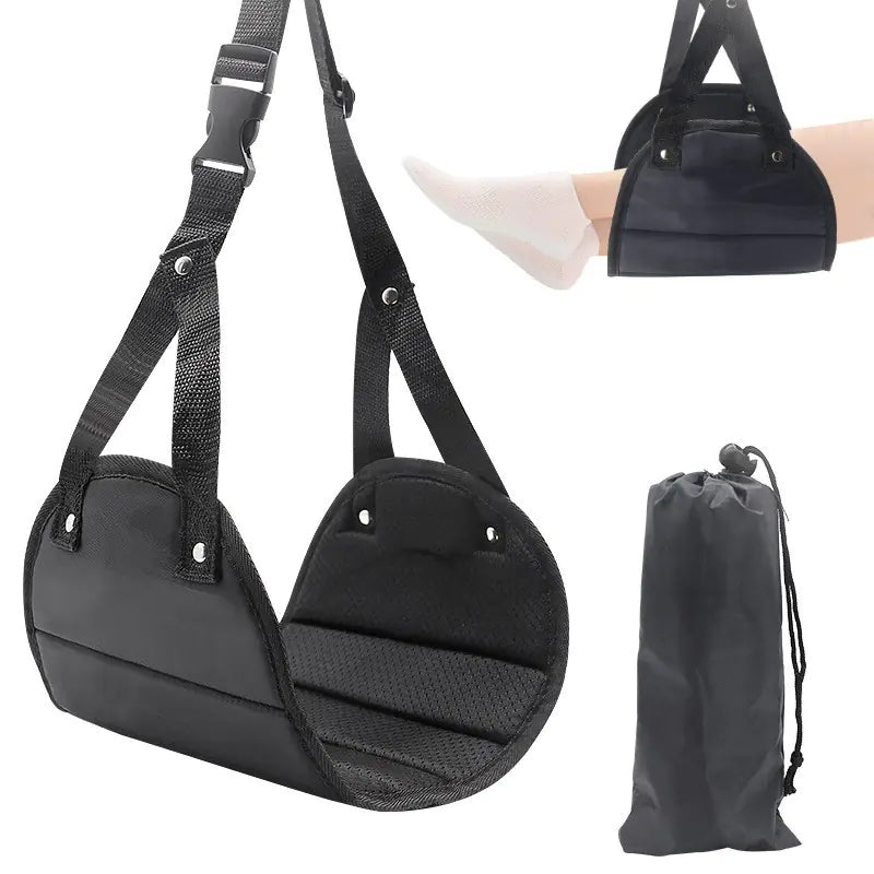 Travel Foot Hammock for Office and Airplane Use